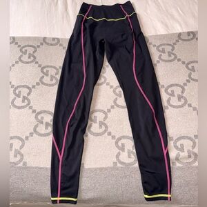 BuffBunny Leggings with Pink and Green Accents